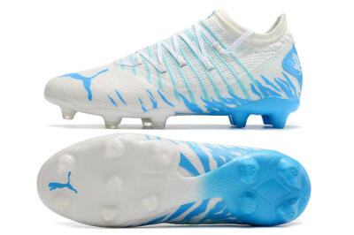 Puma Future Z 1.3 FG Low-Tops Football Boots - White/Blue