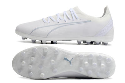 Puma Ultra Ultimate MG Low-Tops Football Boots - White/White