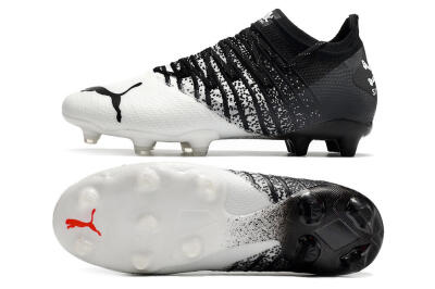 Puma Future Z 1.3 FG Low-Tops Football Boots - White/Black