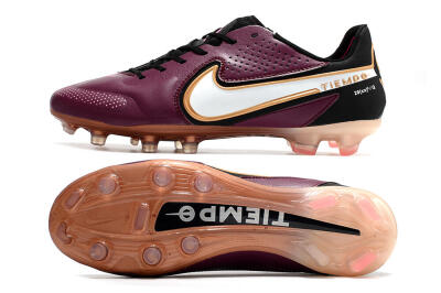 Nike Tiempo Legend 9 Elite FG Low-Tops Football Boots - Red/Black/White