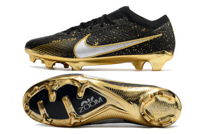 Nike Air Zoom Mercurial Vapor 15 Elite FG Low-Tops Football Boots - Black/Gold