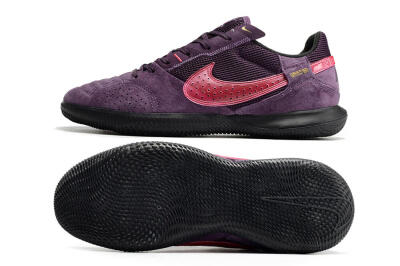Nike Streetgato IC Low-Tops Football Shoes - Purple/Pink