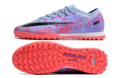 Nike Air Zoom Mercurial Vapor 15 Elite TF Low-Tops Football Shoes - Blue/Purple/Red