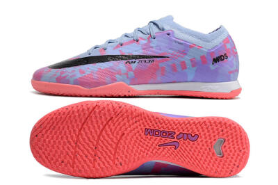 Nike Air Zoom Mercurial Vapor 15 Elite IC Low-Tops Football Shoes - Blue/Purple/Red