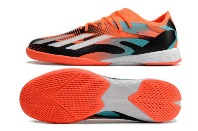 Adidas X Speedportal.1 IC Low-Tops Football Shoes - Orange/Silver/Black/Blue