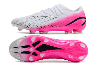 Adidas X Speedportal.1 FG Low-Tops Football Boots - White/Pink/Black