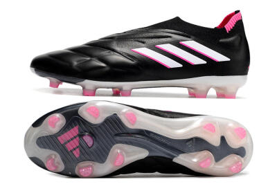 Adidas Copa Pure+ FG Low-Tops Football Boots - Black/White/Pink