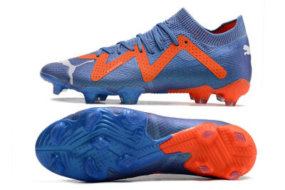 Puma Future Ultimate FG Low-Tops Football Boots - Blue/Orange/White