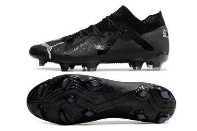 Puma Future Ultimate FG Low-Tops Football Boots - Black/White