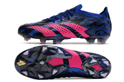 Adidas Predator Accuracy.1 Paul Pogba FG Low-Tops Football Boots - Blue/Black/Pink