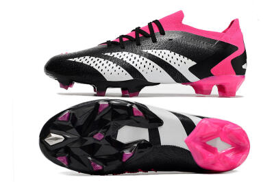 Adidas Predator Accuracy.1 FG Low-Tops Football Boots - Black/Pink/White