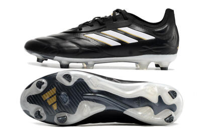 Adidas Copa Pure.1 FG Low-Tops Football Boots - Black/White