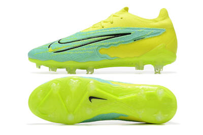 Nike Phantom GX Elite FG Low-Tops Football Boots - Green/Blue/Black
