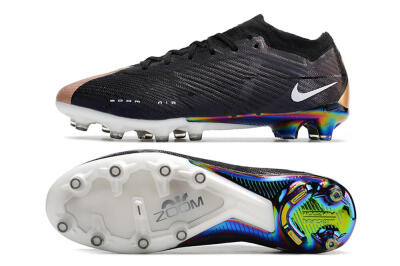 Nike Air Zoom Mercurial Vapor 15 Elite AG Low-Tops Football Boots - Black/White/Brown