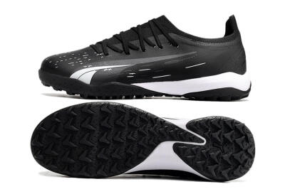 Puma Ultra Ultimate TF Low-Tops Football Shoes - Black/White