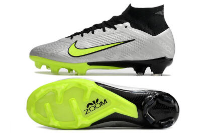 Nike Air Zoom Mercurial Superfly 9 Elite FG High-Tops Football Boots - Grey/Yellow/Black