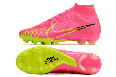 Nike Zoom Superfly 9 Elite SE AG High-Tops Football Boots - Pink/Green