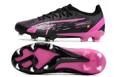 Puma Ultra Ultimate FG Low-Tops Football Boots - Black/White/Pink