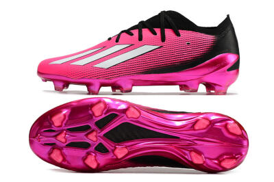 Adidas X Speedportal .1 FG Low-Tops Football Boots - Pink/White/Black