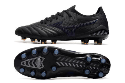 Mizuno Morelia Neo 3 Japan FG Low-Tops Football Boots - Black/Blue