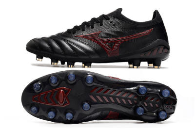 Mizuno Morelia Neo 3 Japan FG Low-Tops Football Boots - Black/Red