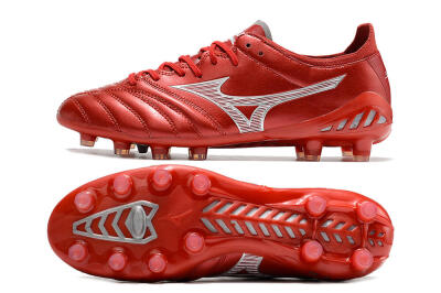 Mizuno Morelia Neo 3 Japan FG Low-Tops Football Boots - Red/White
