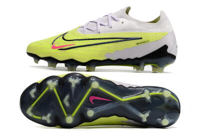 Nike Phantom GX Elite FG Low-Tops Football Boots - White/Green/Black