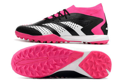 Adidas Predator Accuracy.1 TF High-Tops Football Boots - Black/White/Pink
