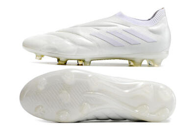Adidas Copa Pure+ FG Low-Tops Football Boots - White/White