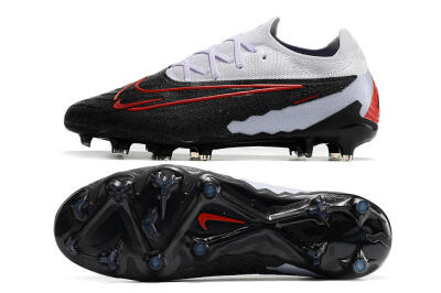 Nike Phantom GX Elite FG Low-Tops Football Boots - Black/White/Red