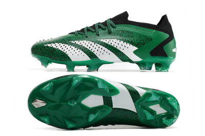Adidas Predator Accuracy.1 Low FG Low-Tops Football Boots - Green/White/Black