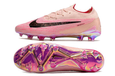 Nike Phantom GX Elite FG Low-Tops Football Boots - Pink/Black