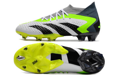 Adidas Predator Accuracy 23.1 FG Low-Tops Football Boots - Grey/Green/Black