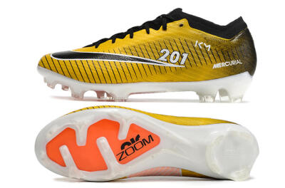 Nike Air Zoom Mercurial Vapor 15 Elite FG Low-Tops Football Boots - Yellow/Black/White