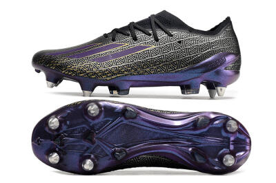 Adidas X Speedportal.1 FG Low-Tops Football Boots - Black/Sliver/Purple
