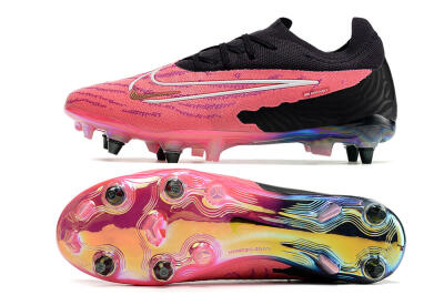 Nike Phantom GX Elite SG Low-Tops Football Boots - Pink/Black/White
