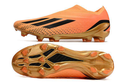 Adidas X Speedportal+ FG Low-Tops Football Boots - Orange/Black/Gold