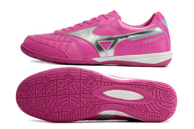 Mizuno Morelia Sala Japn IC Low-Tops Football Shoes - Pink/Silver