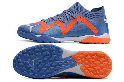 Puma Future Ultimate TF Low-Tops Football Shoes - Blue/Orange/White