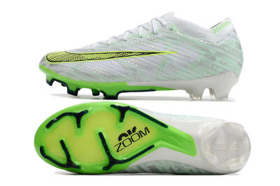 Nike Air Zoom Mercurial Vapor 15 Elite FG Low-Tops Football Boots - White/Green