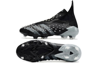 Adidas Predator Freak+ FG High-Tops Football Boots - Black/Siliver