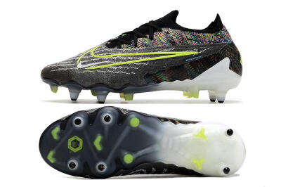 Nike Phantom GX Elite SG Low-Tops Football Boots - Black/Grey/Yellow