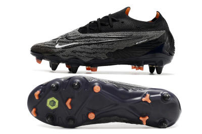 Nike Phantom GX Elite SG Low-Tops Football Boots - Black/Grey/White