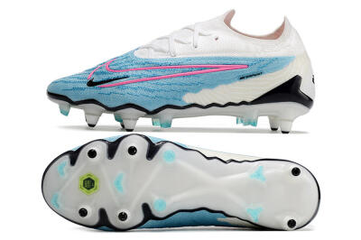 Nike Phantom GX Elite SG Low-Tops Football Boots - Blue/White/Pink
