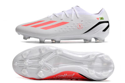 Adidas X Speedportal.1 Brazil FG Low-Tops Football Boots - White/Orange/Black