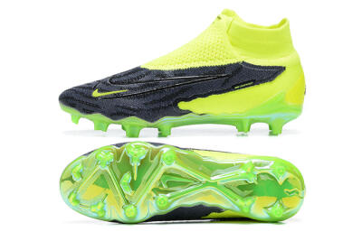 Nike Phantom GX Elite DF FG High-Tops Football Boots - Yellow/Black
