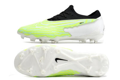 Nike React Phantom GX Academy FG Low-Tops Football Boots - Yellow/Black/White