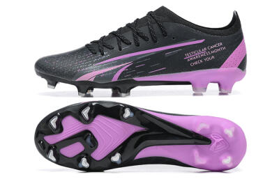 Puma Ultra Ultimate FG Low-Tops Football Boots - Black/Purple