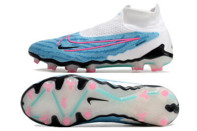 Nike Phantom GX Elite DF FG High-Tops Football Boots - Blue/Pink/White