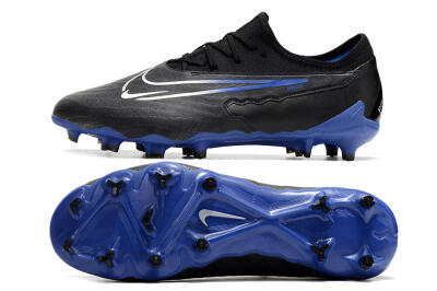 Nike Phantom GX Academy FG Low-Tops Football Boots - Black/White/Blue